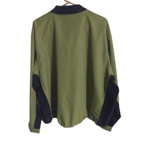 Pac Tech Unisex Windbreaker Jacket Pacific Trails Unisex Green Black w. Mesh XXL - Picture 9 of 9